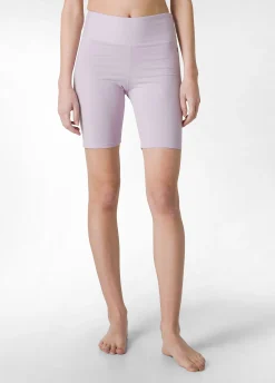 Outlet Pantaloncino Ciclista Jersey Stretch Viola Donna Pantaloncini Sportivi