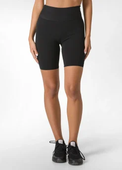 Sale Pantaloncino Ciclista Jersey Stretch Nero Donna Pantaloncini Sportivi