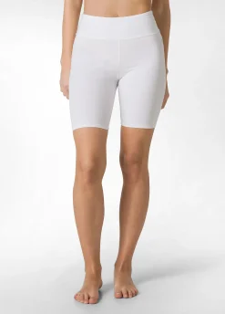 Shop Pantaloncino Ciclista Jersey Stretch Bianco Donna Pantaloncini Sportivi