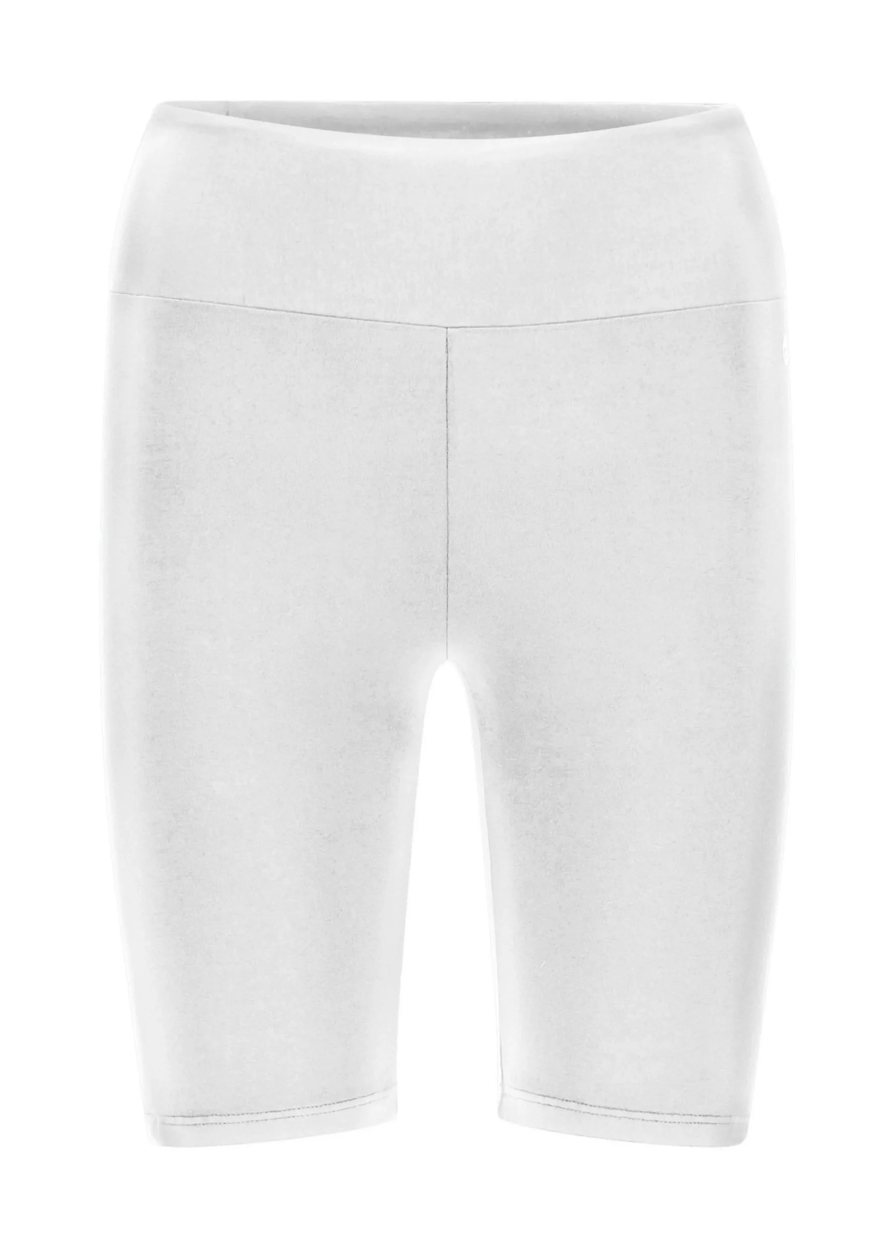 Shop Pantaloncino Ciclista Jersey Stretch Bianco Donna Pantaloncini Sportivi