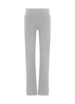 Discount Pantalone Aderente In Jersey Grigio Donna Pantaloni
