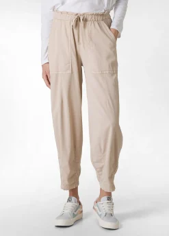 Cheap Pantalone Balloon In Gabardine Vintage Beige Donna Pantaloni