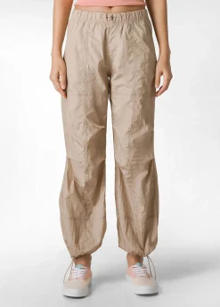 Outlet Pantalone Balloon In Nylon Beige Donna Pantaloni