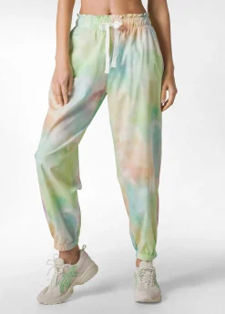 Fashion Pantalone Balloon In Popeline Stampa Fade Away Oth Donna Pantaloni