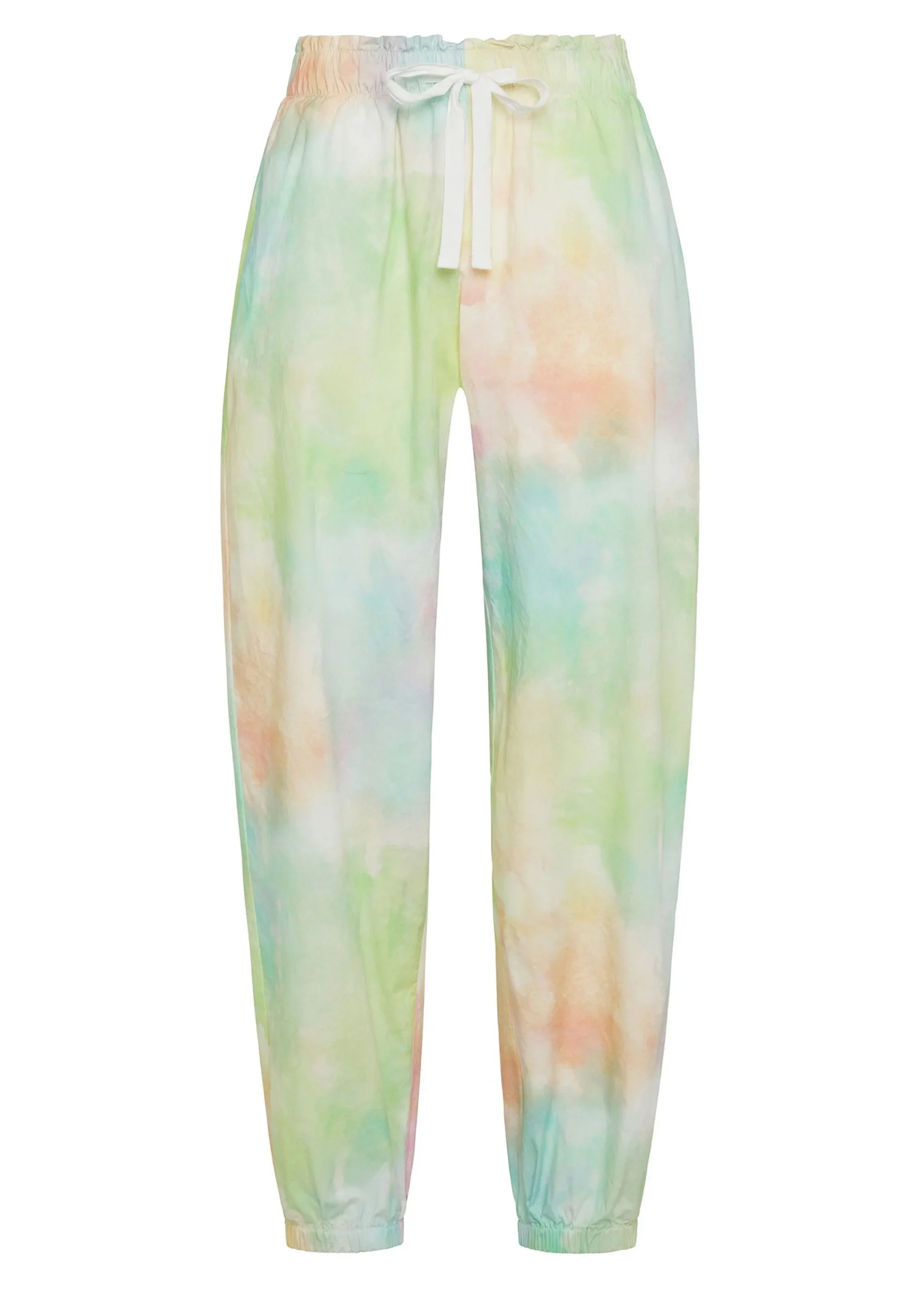 Fashion Pantalone Balloon In Popeline Stampa Fade Away Oth Donna Pantaloni