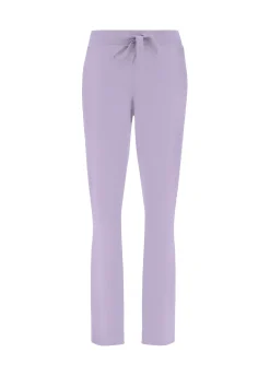 Clearance Pantalone Core In Felpa Leggera Viola Donna Pantaloni