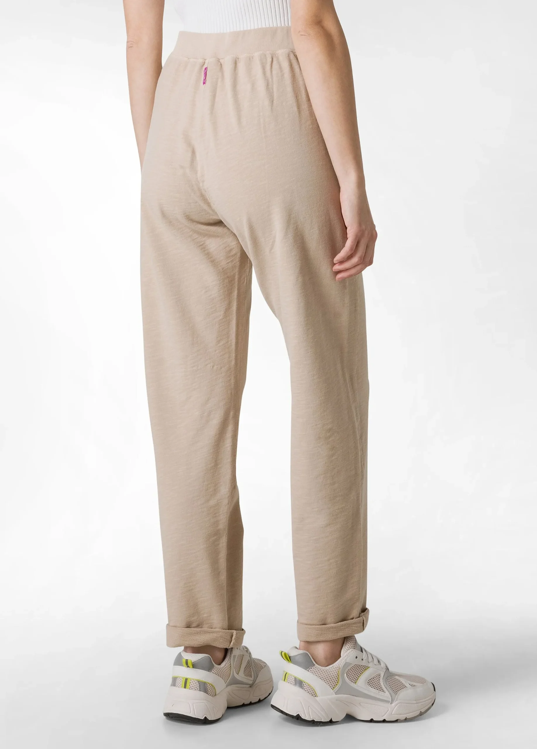 Cheap Pantalone In Felpa Fiammata Vintage Beige Donna Pantaloni