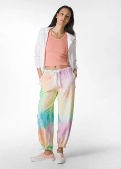 Outlet Pantalone In Felpa Organica Stampa Fade Away Other Donna Pantaloni