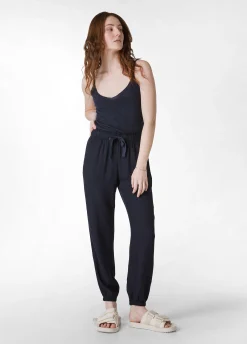 Cheap Pantalone Jogger In Viscosa Crepe Blu Donna Pantaloni