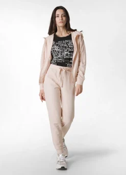 Best Pantalone Jogger Leggero Con Polsino Rosa Donna Pantaloni