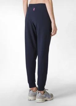 Store Pantalone Jogger Leggero Con Polsino Blu Donna Pantaloni