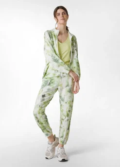 Store Pantalone Morbido Misto Viscosa Stampato Verde Donna Pantaloni