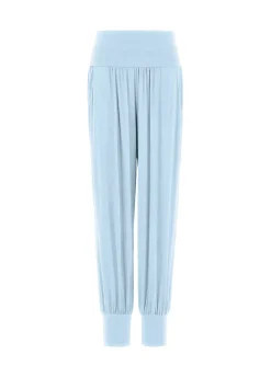 Clearance Pantalone Odalisca In Viscosa Blu Donna Pantaloni