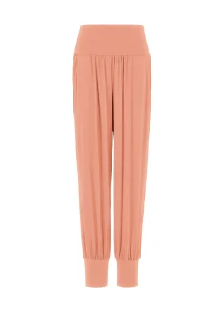 Online Pantalone Odalisca In Viscosa Arancio Donna Pantaloni