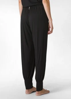 Clearance Pantalone Odalisca In Viscosa Nero Donna Pantaloni
