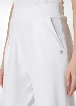 Cheap Pantalone Relaxed In Felpa Organica Effetto Vintag Donna Pantaloni