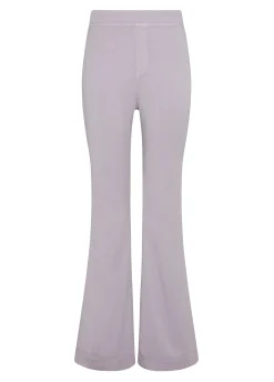Flash Sale Pantalone Svasato In Gabardine Vintage Viola Donna Pantaloni