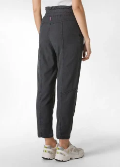 Flash Sale Pantalone Vita Alta In Gabardine Vintage Nero Donna Pantaloni