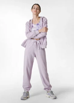 Cheap Pantaloni Jogger In Spugna Viola Donna Pantaloni