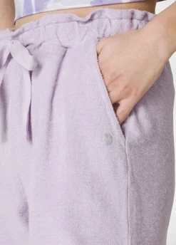 Cheap Pantaloni Jogger In Spugna Viola Donna Pantaloni