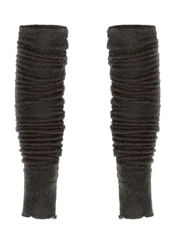 Shop Scaldamuscoli In Boucle' Nero Donna Accessori Sportivi