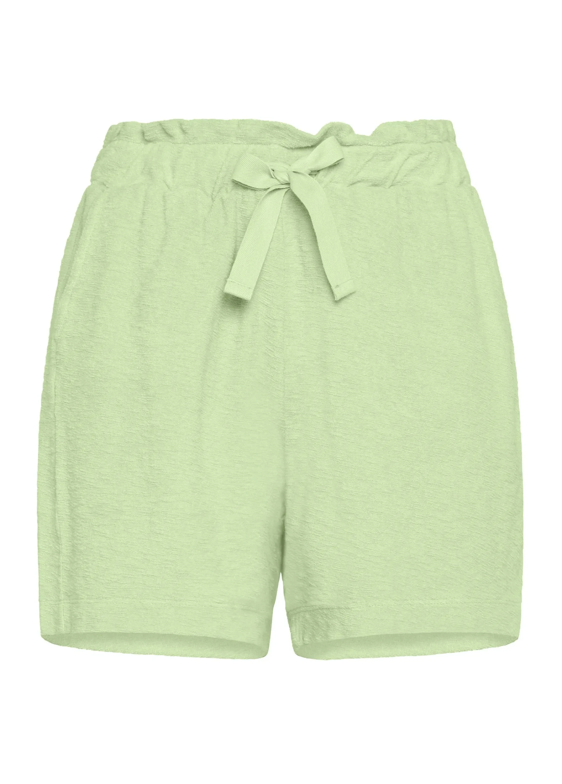 Best Sale Shorts In Spugna Verde Donna Pantaloncini Sportivi