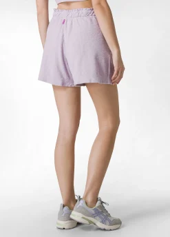 Cheap Shorts In Spugna Viola Donna Pantaloncini Sportivi