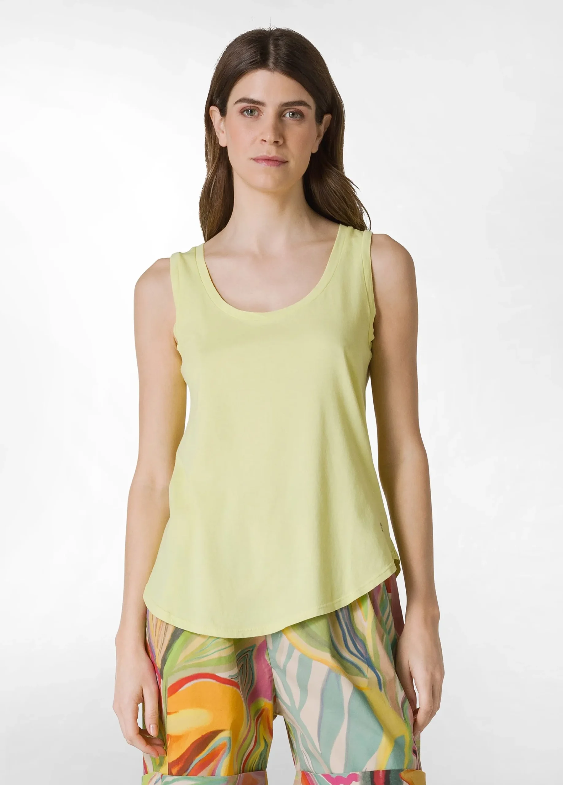 Best Top Comfort In Jersey Giallo Donna Top & T-Shirts