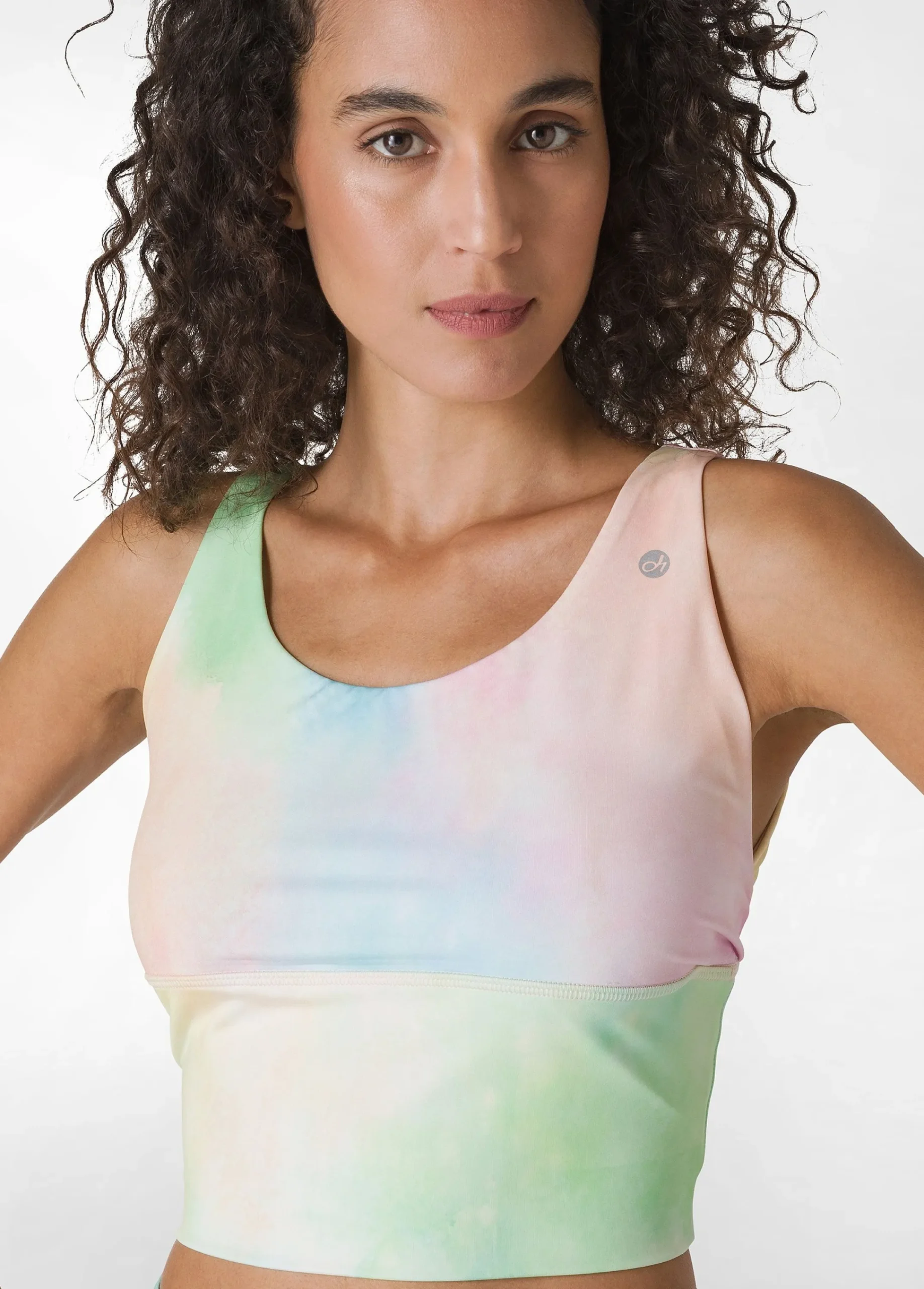 Online Top Yoga In Microfibra Riciclata Stampata Other Donna Canotte E Reggiseni Sportivi