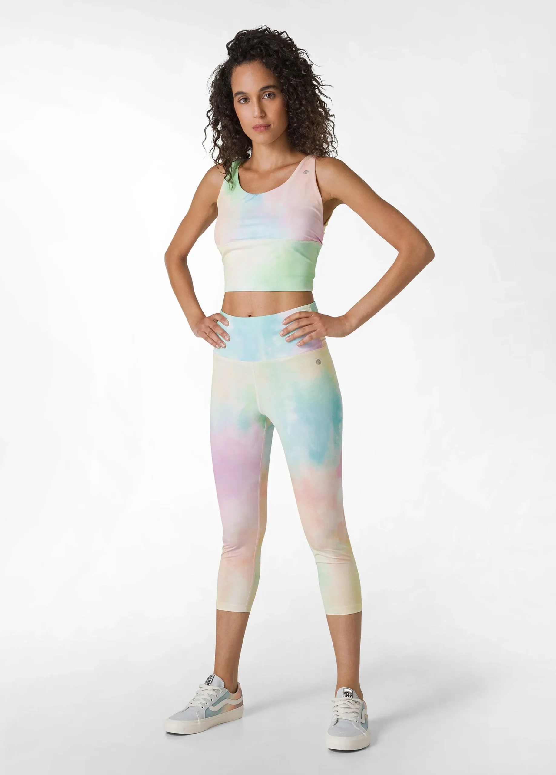 Online Top Yoga In Microfibra Riciclata Stampata Other Donna Canotte E Reggiseni Sportivi