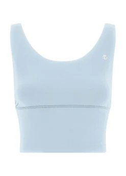 Cheap Top Yoga In Microfibra Riciclata Blu Donna Canotte E Reggiseni Sportivi