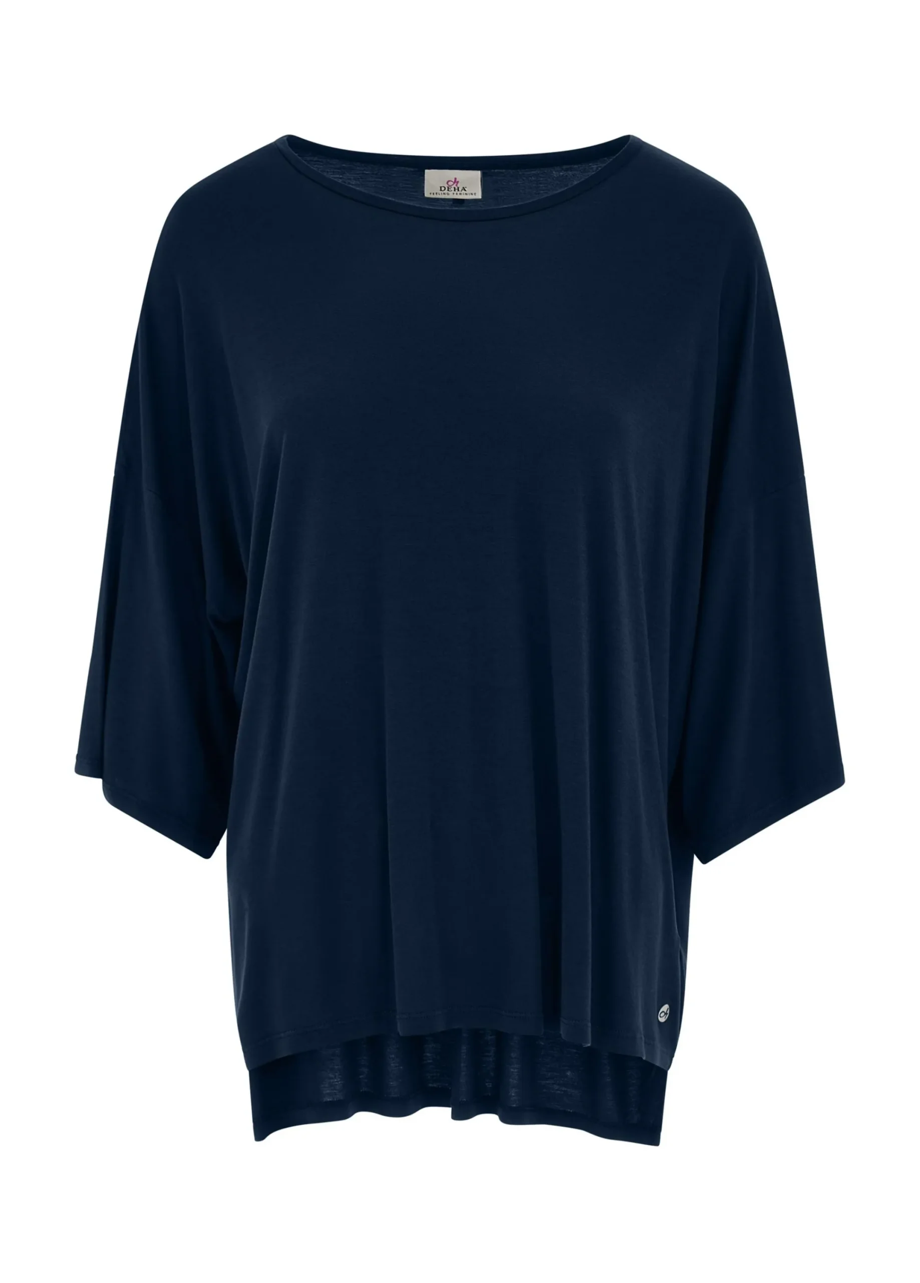 Flash Sale T-Shirt Maxi In Viscosa Blu Donna Top & T-Shirts