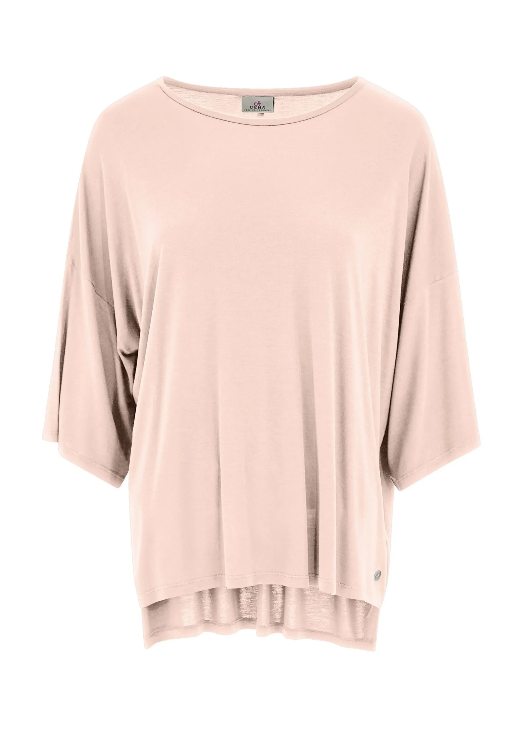 Shop T-Shirt Maxi In Viscosa Rosa Donna Top & T-Shirts