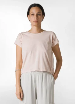 Flash Sale T-Shirt Misto Seta Rosa Donna Camicie & Bluse